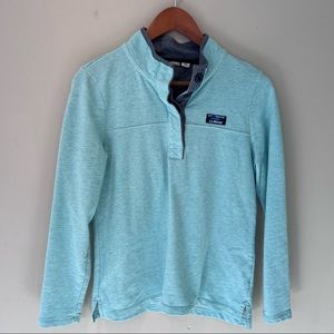 LLBean Quarter Button Pullover